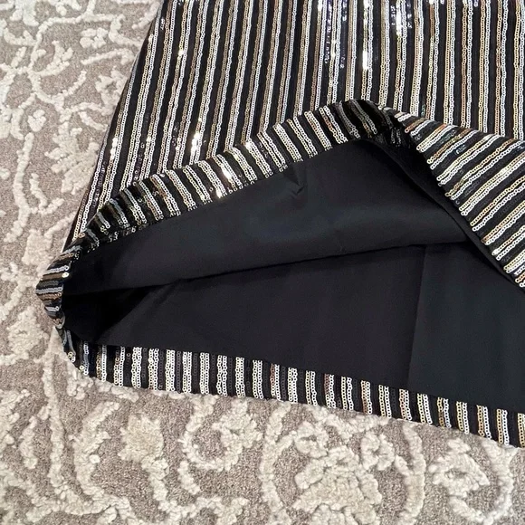 NWT CeCe Sequin Stripe Slip Dress - Picture 12 of 16